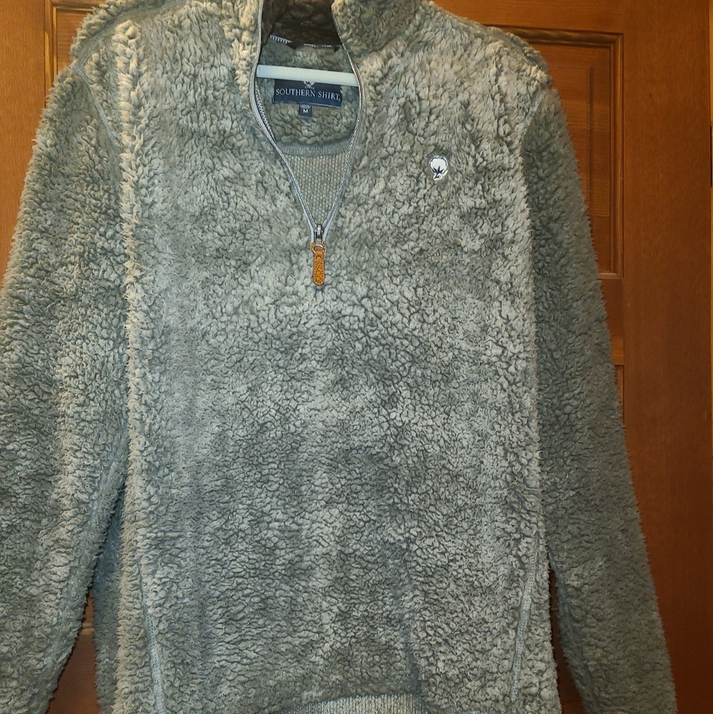 Southern Shirt Sherpa Pullover